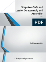 WEEK 5 - Steps To A Safe and Successful Disassembly