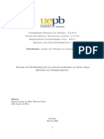 Ensaio de Determinação Da Granulometria Do Solo Pelo Método Do Peneiramento