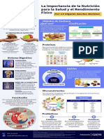 Infografía - Importancia de La Nutrición para La Salud y El Rendimiento Físico