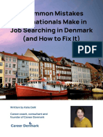 Career Denmark 5 Common Mistakes Internationals Make in Job Searching in Denmark and How To Fix It