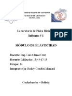 Modulo de Elasticidad