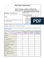 Fiche 2, Présentations.