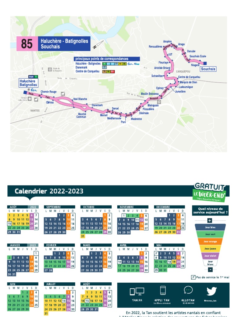 Horaire Bus 85 Carquefou