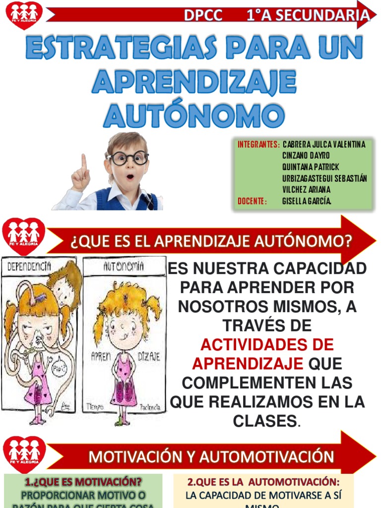 Estrategias para Aprendizaje Autónomo | PDF