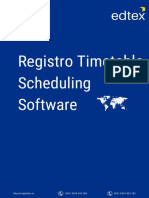 Registro University Timetable Scheduling 2023 Brochure