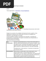 Provas piagetianas Faça vc mesmo