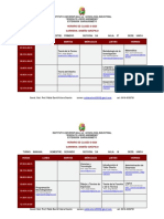 Barquisimeto - Diseño Grafico Horarios S-2020