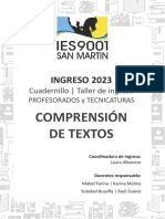 Comprensión de Textos 2023 PDF