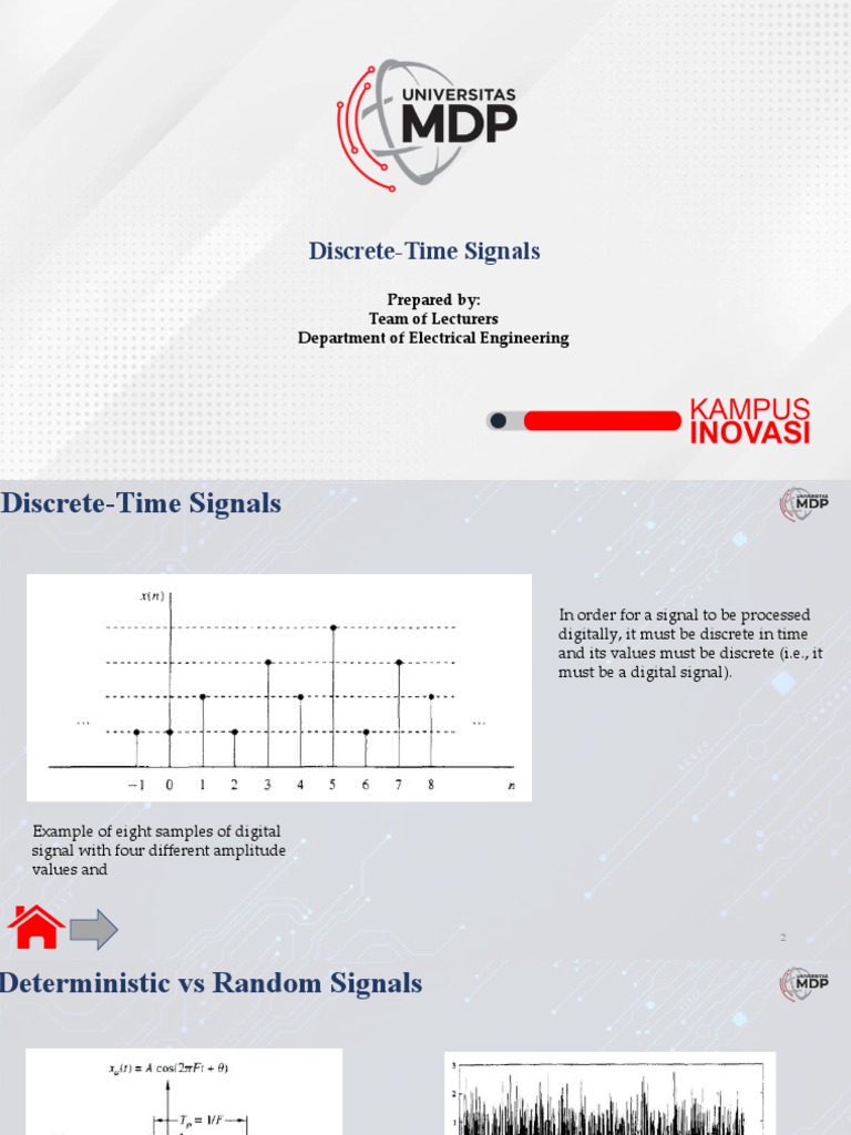 DiscreteTime Signals PDF Discrete Time And Continuous Time