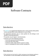 Software Contracts 