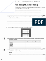 GCSE Computing Run Length Encoding (RLE) Questions