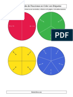 Fracciones - Circulos - Grandes - Con - Etiq - Color nUEVO