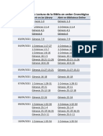 Lectura Cronologica - Con Enlaces (Espanhol) PDF