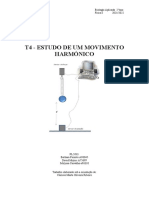 Relatório T4 - ESTUDO DE UM MOVIMENTO HARMÓNICO