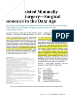 Robot-Assisted Minimally Invasive SurgerySurgical Robotics in The Data Age