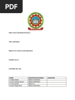 RL Series Circuit Report