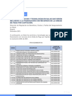 Listado de Inclusiones 2021 2022 Procedimientos PDF