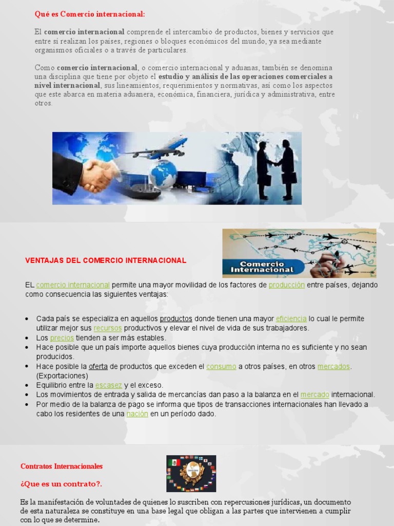 Comercio Internacional | PDF | El comercio internacional | Comercio