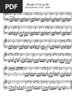 Fernando Sor - Etude No 13 Op 35 PDF