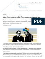 Coluna - Líder Lean Precisa Saber Fazer As Perguntas Certas PDF