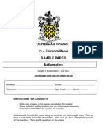 Alde Sample-paper-13-Maths