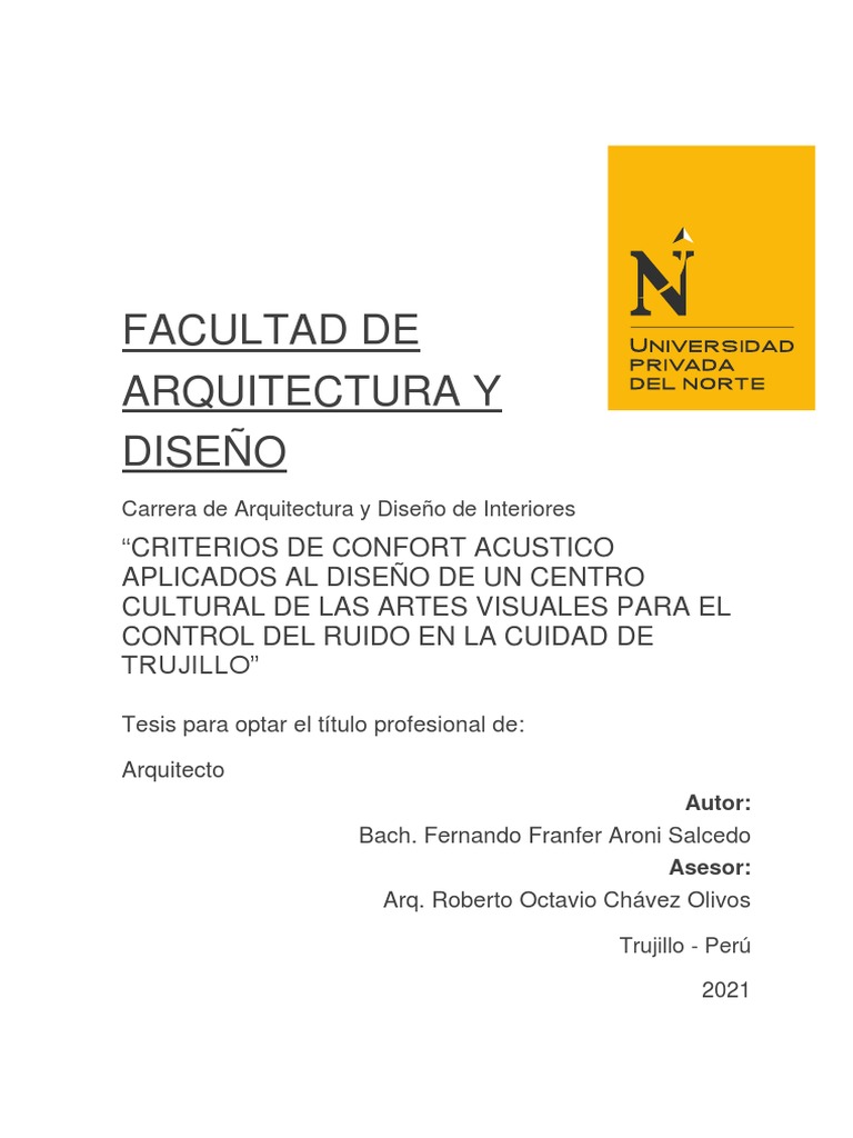 Informe De Tesis Pdf Pdf Entorno Natural Diseño