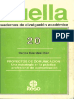 Proyectos de Comunicación. Una Estrategia en La Práctica Profesional (Huella 20) PDF