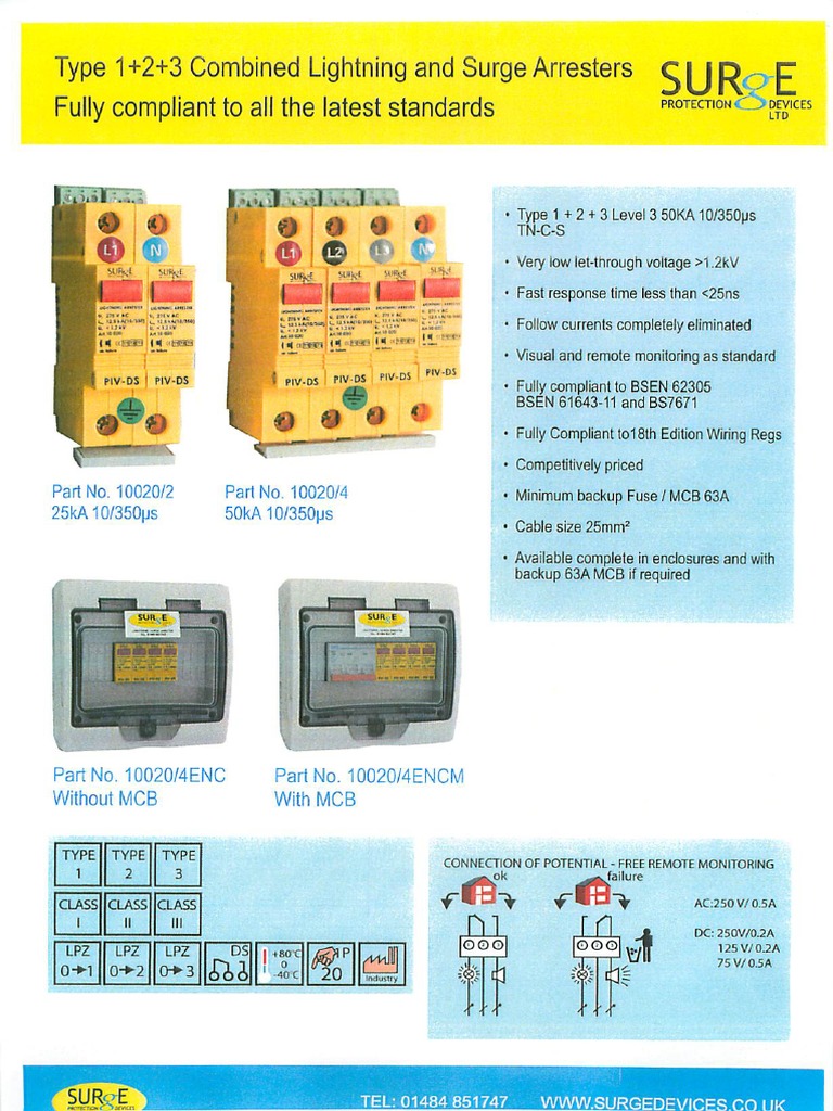 Surge Protective Devices Holmfirth | PDF