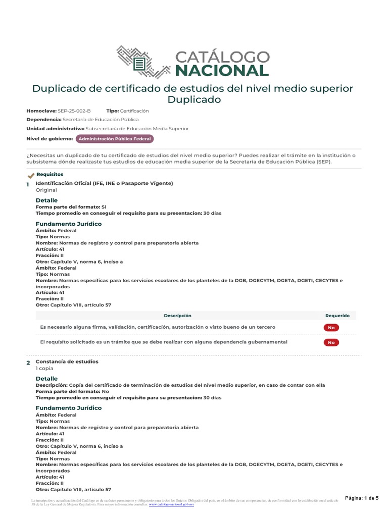 Trámite 7081 Homoclave SEP-25-002-B | PDF | Gobierno