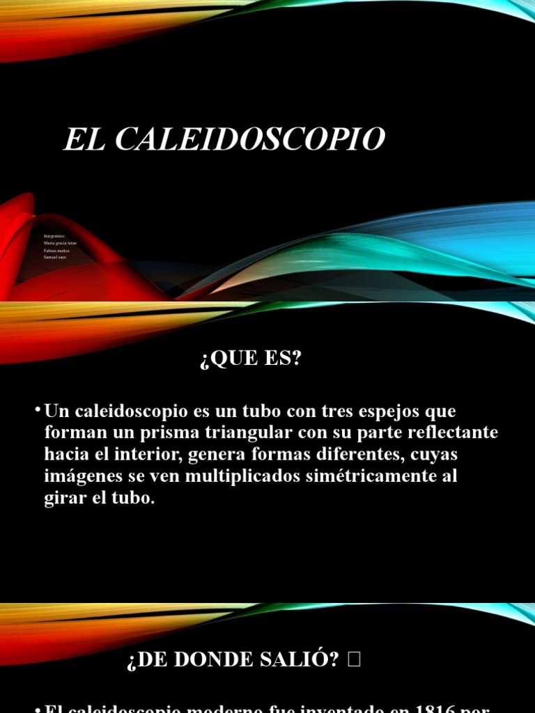 El Fascinante Mundo De Los Caleidoscopios Pdf