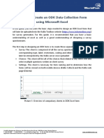 Create an ODK Data Collection Form using Microsoft Excel