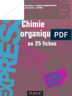 Chimie Organique 25 Fiches