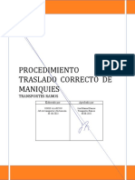 Protocolo Traslado de Maniquies TR - 2022