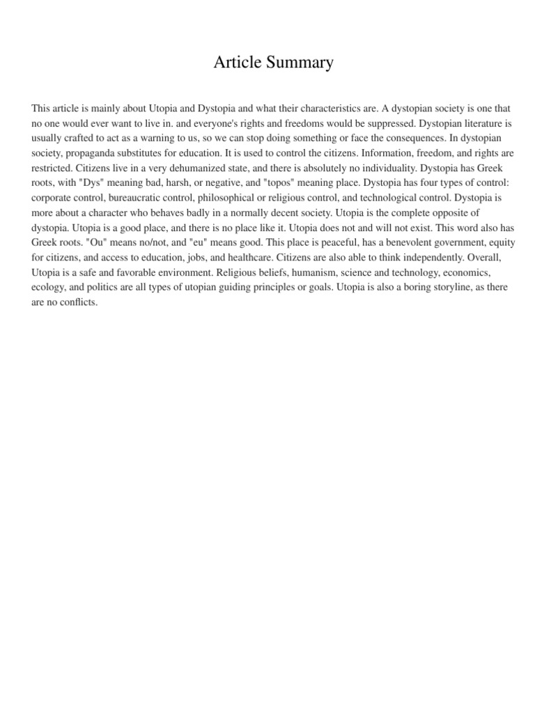 Article summary pdf
