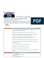 Waheed Ahmed Resume