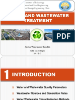 Water and Wastewater Treatment: Addisu Wondimnew Bezabih