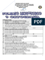 Ejercicios de Tarea Ortografía 8 Diciembre 2018 PDF