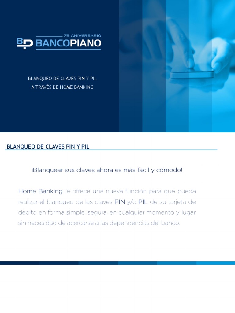 INSTRUCTIVO DE BLANQUEO CLAVES PIN Y PIL JUBILADOS PDF