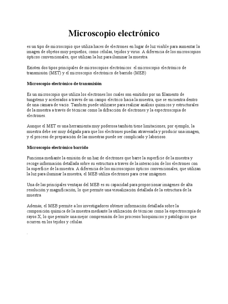 Microscopia Electronica Pdf