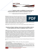 (SILVA 2021) Psicólogo Hospitalar: Desafios e Possibilidades Do Manejo Frente Ao PDF