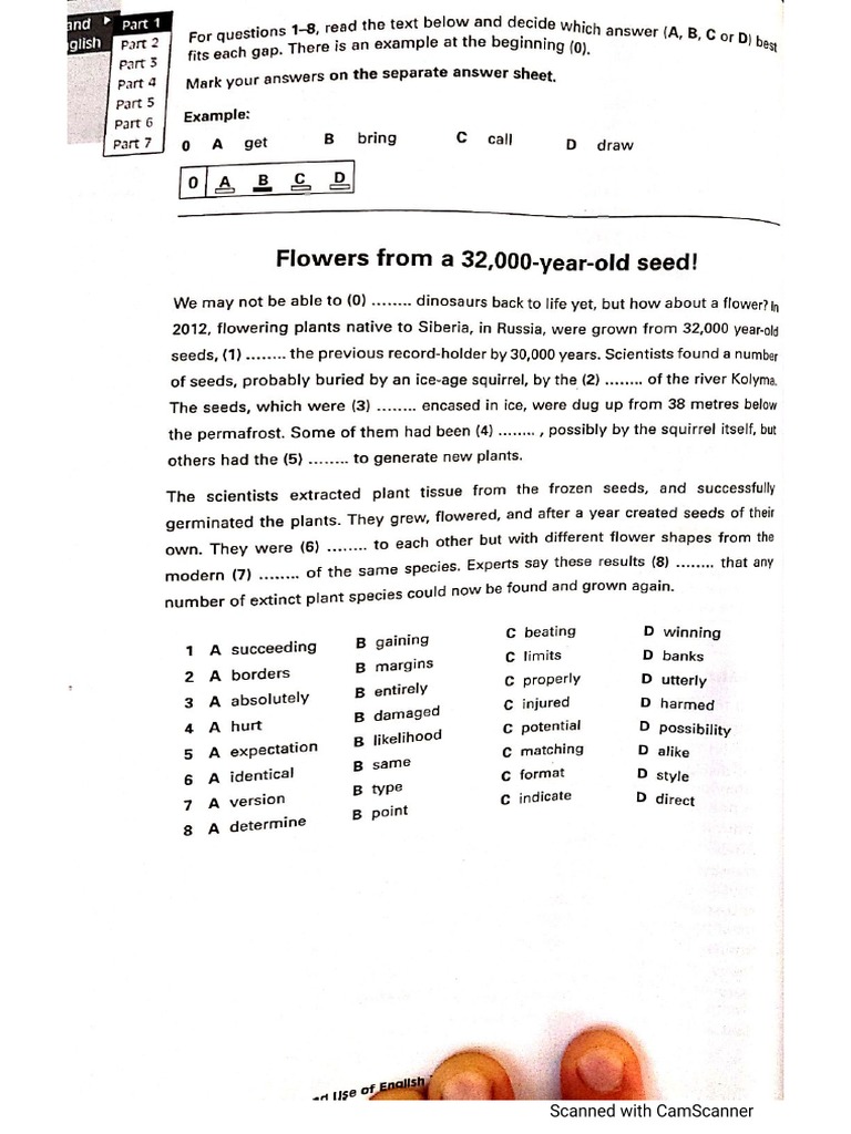 Reading Writing Test 5 Fce National Pdf