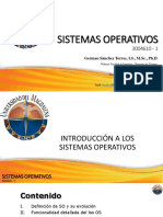 SISTEMAS OPERATIVOS - 5 Intro Sistemas Operativos