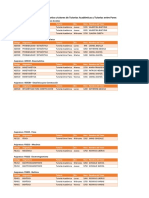 Informacion de Asignaturas