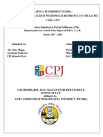 Dissertation - A Study of Capital Punishment in India - Its Constitutional Validity. PDF