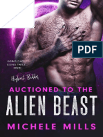 Auctioned To The Alien Beast Highest Bidder by Michele