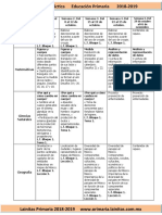 000-Octubre - 4to Grado Dosificación (2018-2019)