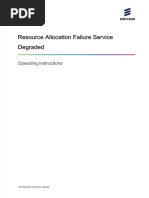 Resource Allocation Failure Service Degraded PDF