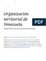 Organización Territorial de Venezuela - Wikipedia, La Enciclopedia Libre