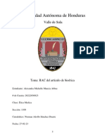 Alexandra - Mancia - 20222030023 - RAC Del Articulo de Bioetica PDF