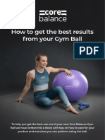 Core Balance Gym Ball Guide